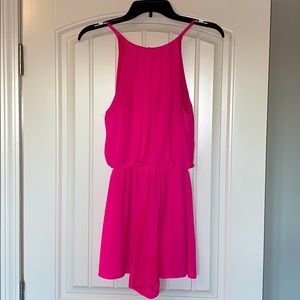 Hot Pink Romper